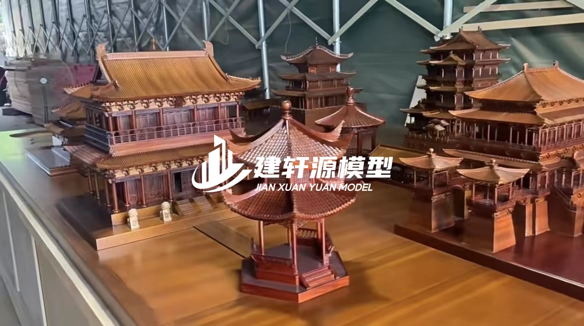 梨树古建模型制作